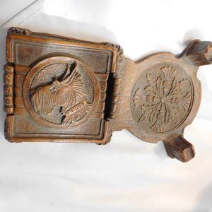 Syroco Terrier Cigarette Holder Tray Vintage